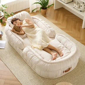 [LLEVÁ 2, PAGÁ 1] Sofá cama reclinable de algodón 5 en 1 + REGALOS: Almohadones Cushion