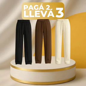 [¡Pagá 2 y Llevá 3!] Pantalón Femenino Vick de Algodón Peruano y Seda Fría