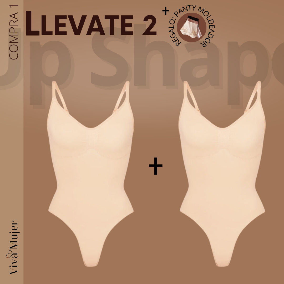 [Llevá 2, Pagá 1] Body Moldeador Up Shaper + Regalo Culotte Modelador