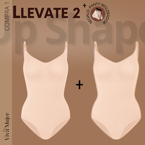 [Llevá 2, Pagá 1] Body Moldeador Up Shaper + Regalo Culotte Modelador